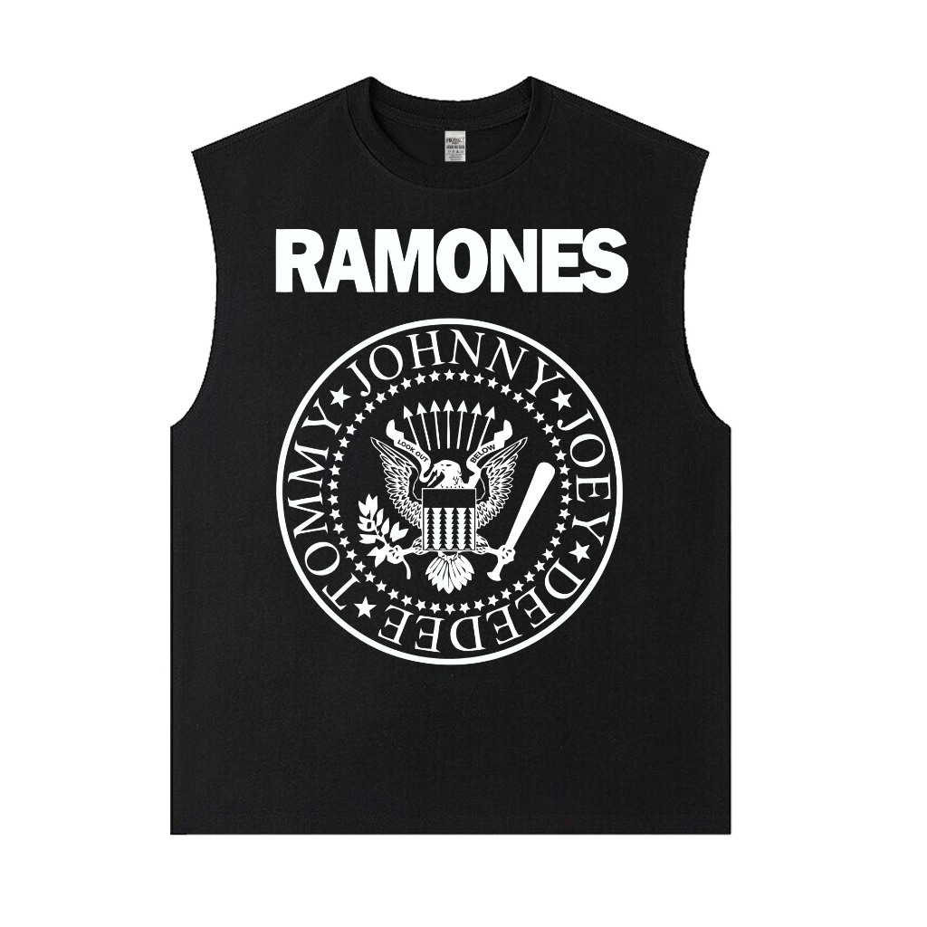 KAOS TANKTOP 24S / SINGLET / KAOS LEKBONG BAND RAMONES / TANKTOP / LEKBONG