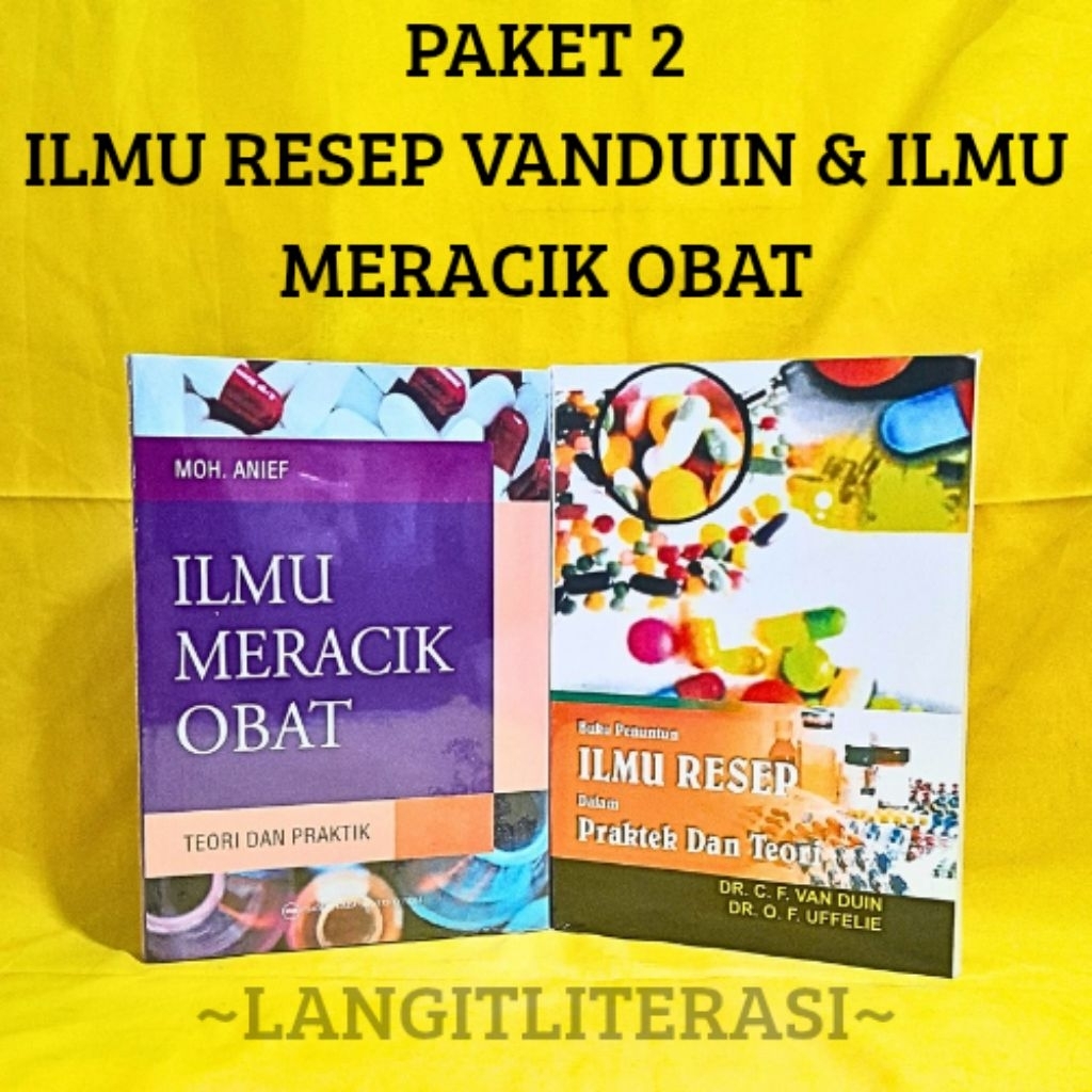 PAKET 2 FARMASI ( ILMU MERACIK OBAT & ILMU RESEP VANDUIN )