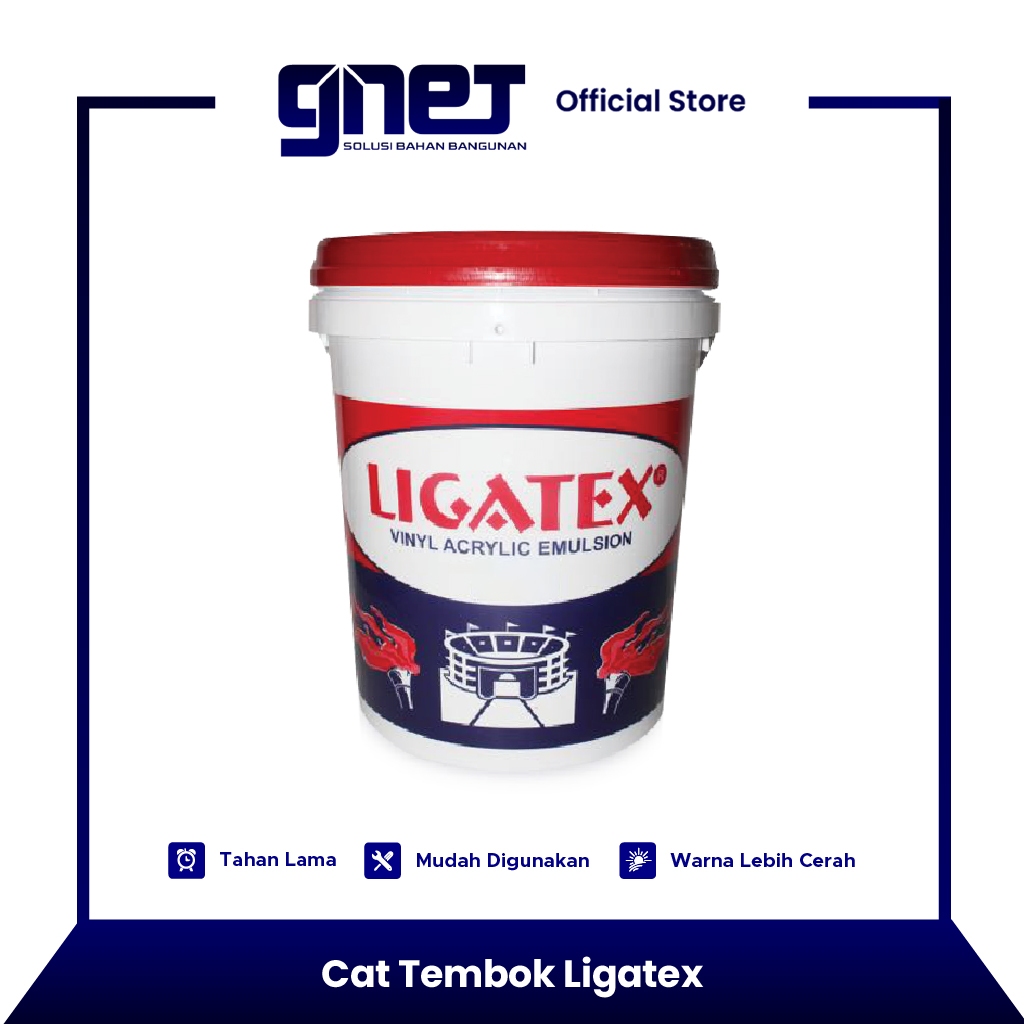 Cat Tembok Ligatex 19kg Interior Eksterior