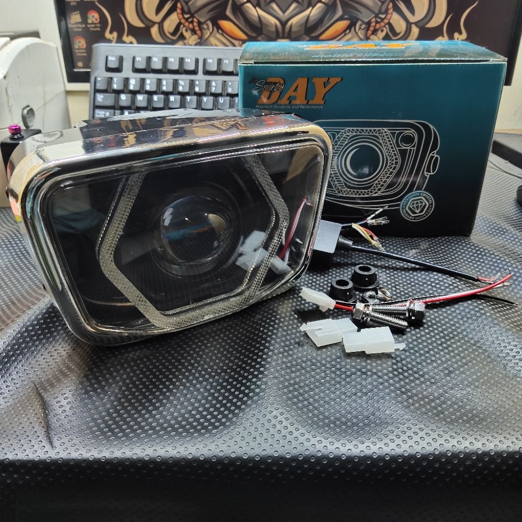 BILED RX KING REFLEKTOR BILED RX KING HEXAGON | OVAL LIST CRUM | LIST HITAM PNP RXKING OVAL 2002 200