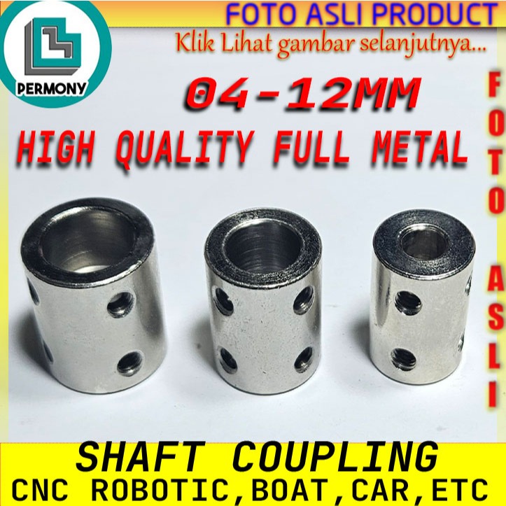 Coupling Full Metal adapter shaft motor CNC boat converter sambungan