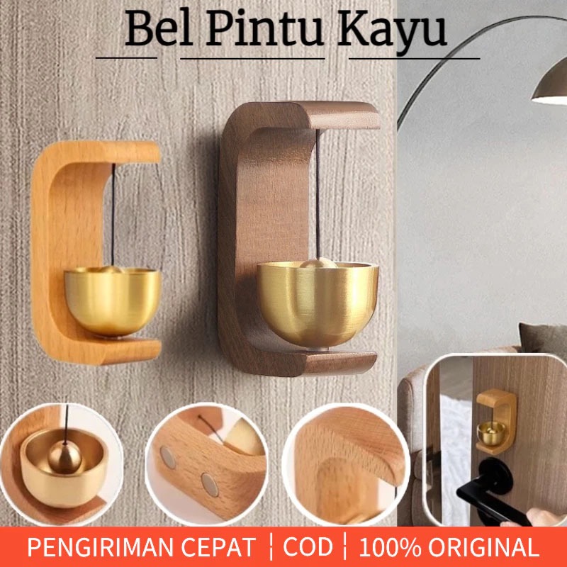 Bel Pintu Lonceng Pintu Kuningan Bel Pintu Kenari Magnetic Wind Chimes Bel /Dekorasi Pintu Buka Bel
