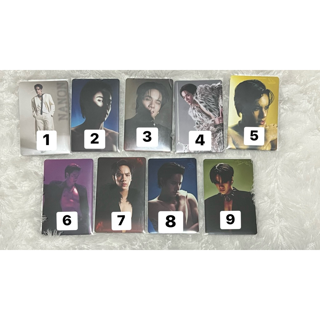 photocard (pc) official nanon korapat gmmtv seven listening party and birthday party