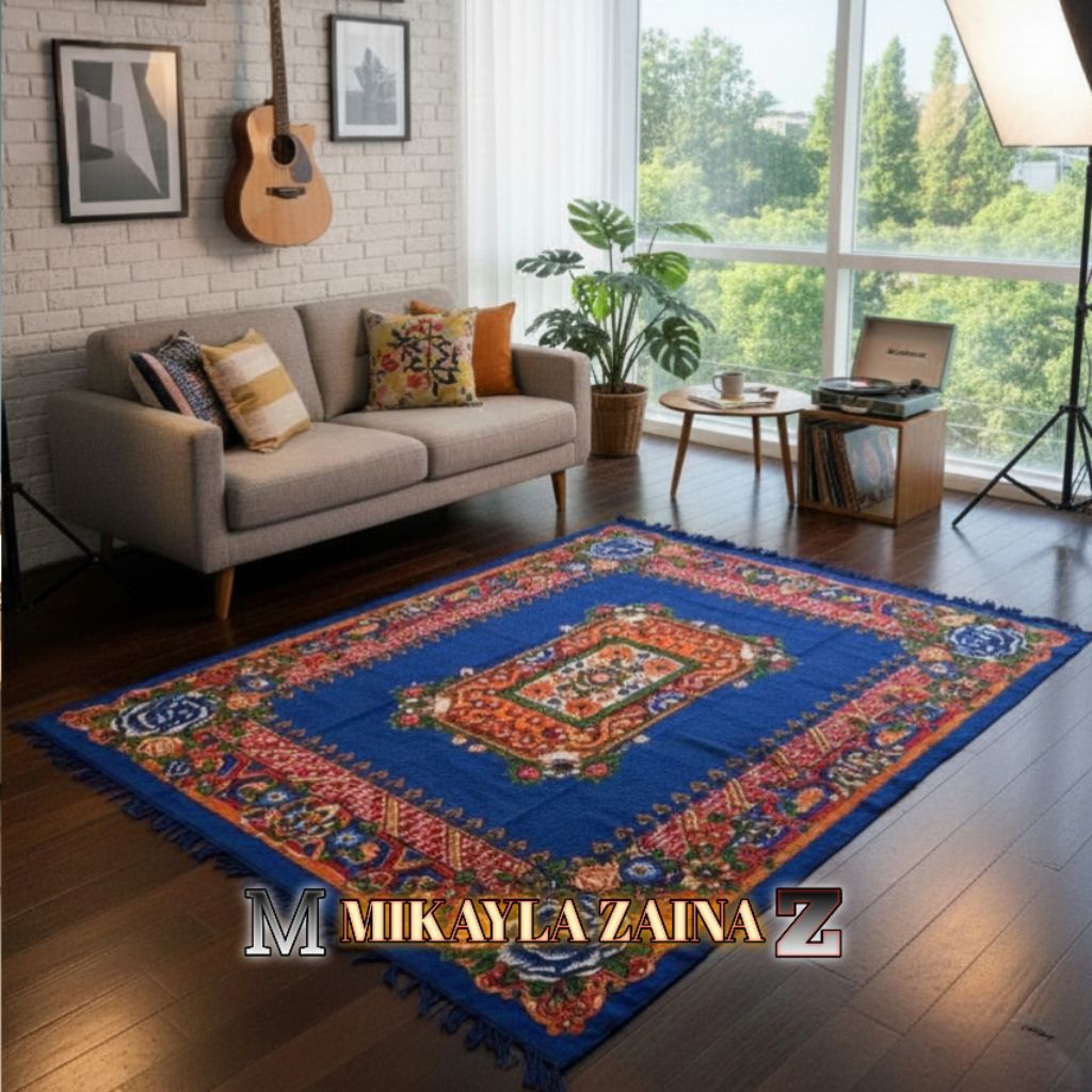 Ambal karpet lantai jumbo Turki permadani bulu empuk matras premium