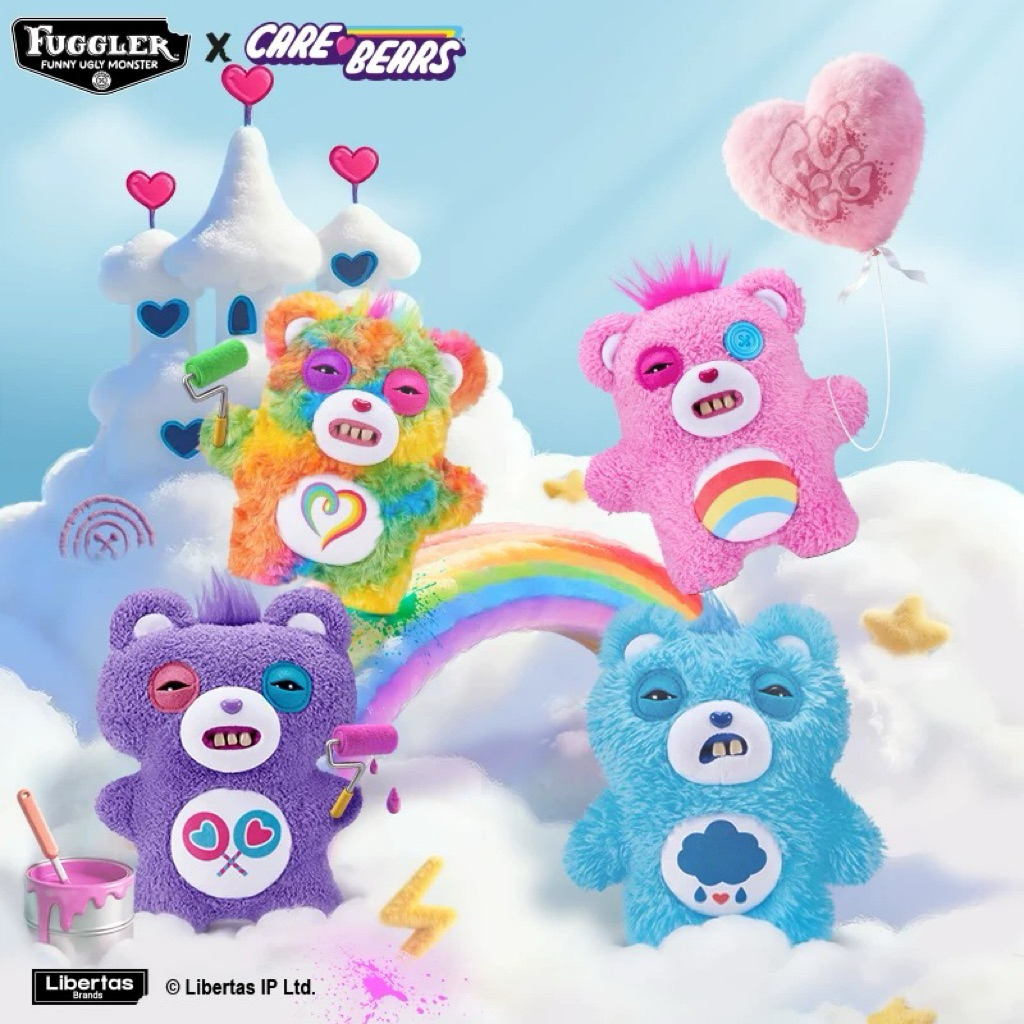 Zuru Fuggler Care Bears Original Collection Funny Ugly Monster Doll Toy Fugler Ori Koleksi Boneka