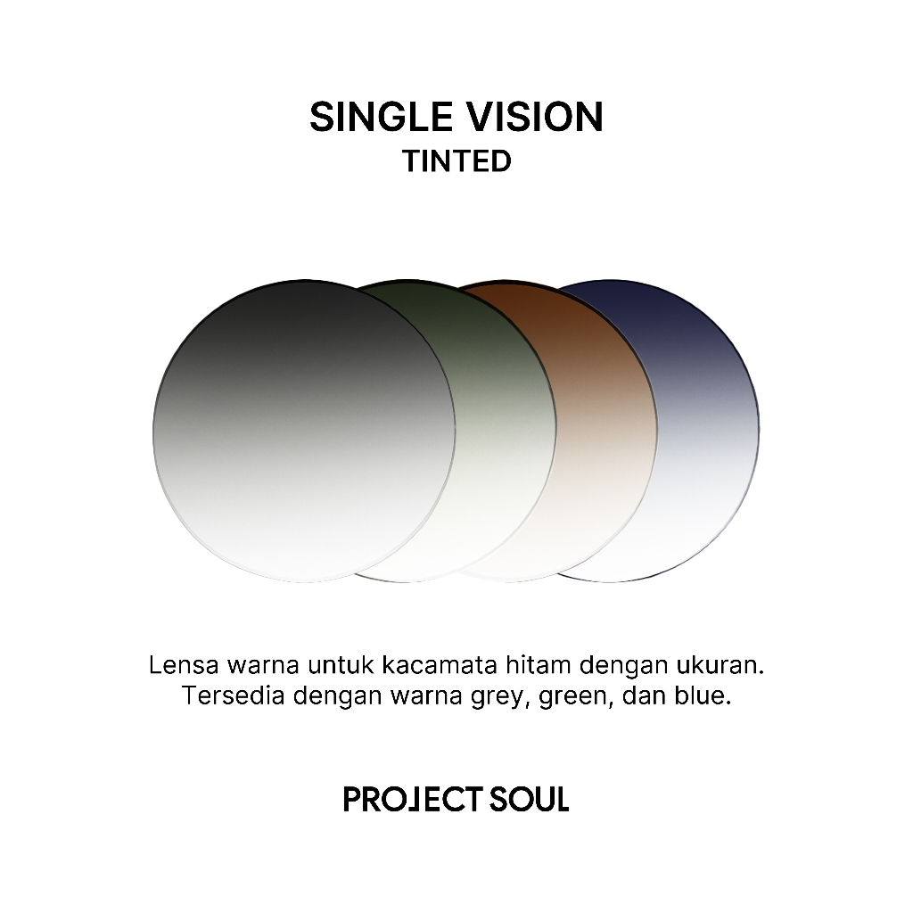 Project Soul - Tinted Progressive Lens -  Lensa Kacamata