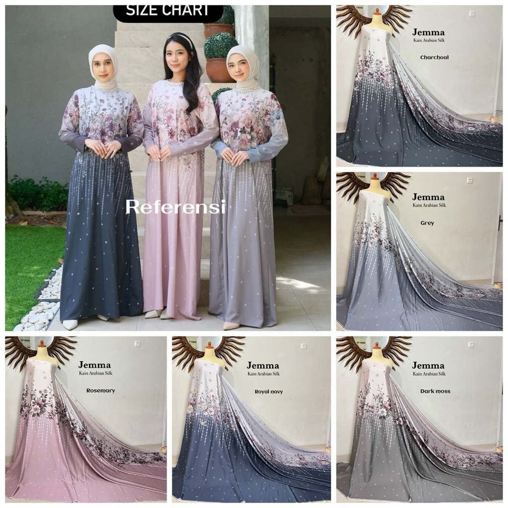 NEW Kain Arabian Silk motif Nadinee mewah [harga 0,5 meter ]bahan gamis seragaman bridesmaid sarimbi