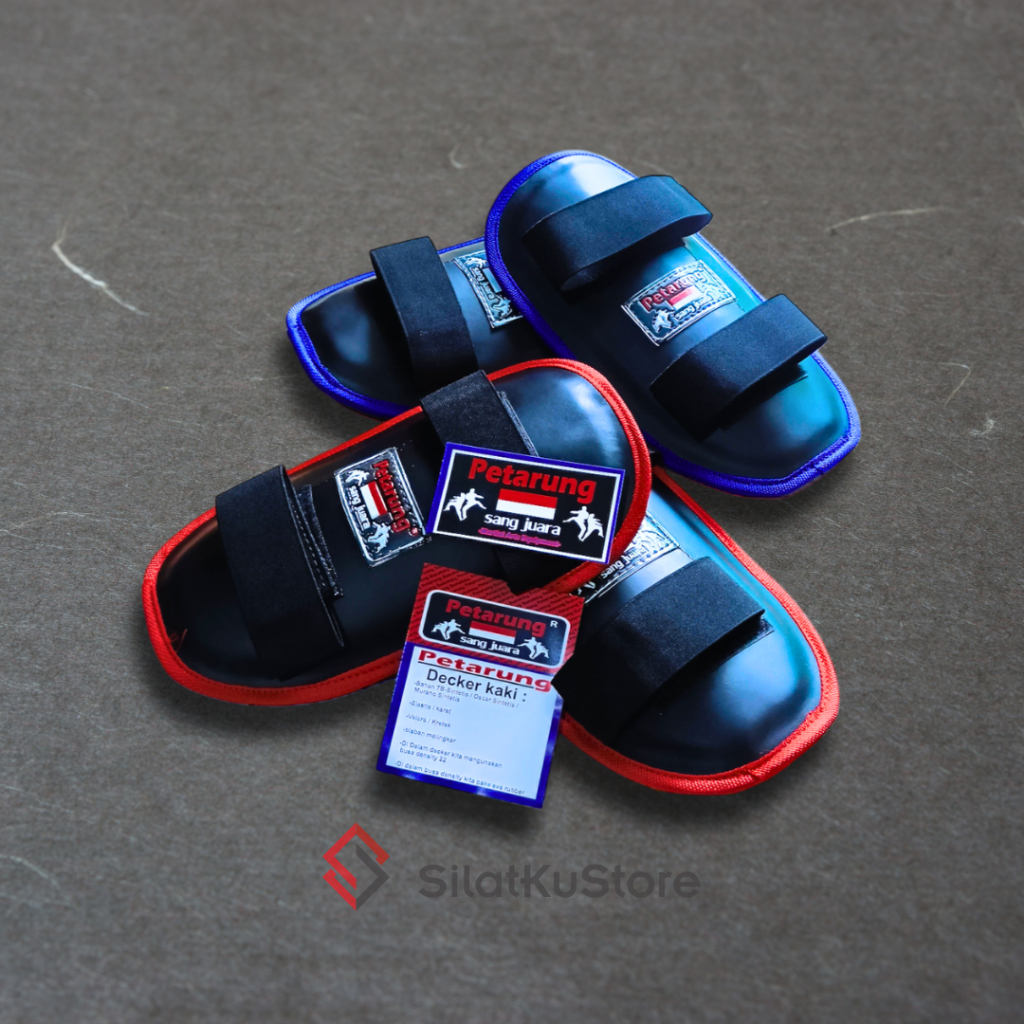 Deker Kaki Pencak Silat Pelindung Tulang Kering Decker Kaki IPSI Pencak Silat Pelindung Engkel