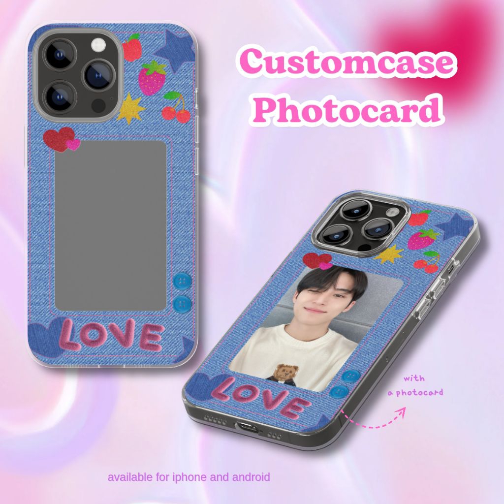 Phonecase Photocard Clearcase Aesthetic SVT Case-kpop Cute Kpop Casing Iphone Android