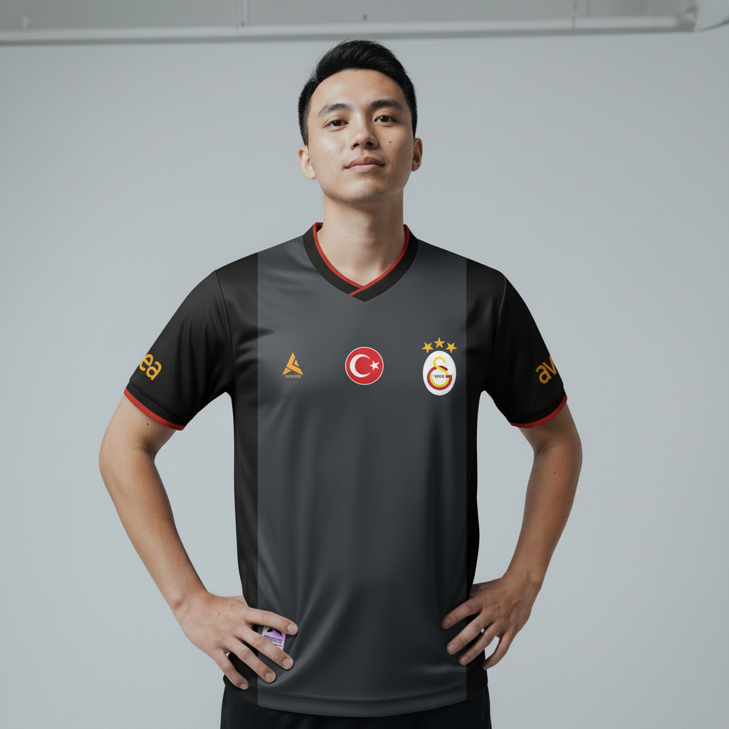 ATHLETIC SPORTWEAR - Jersey Bola Fantasy Galatasaray 2013-2014 Fullprinting Casual - Atasan