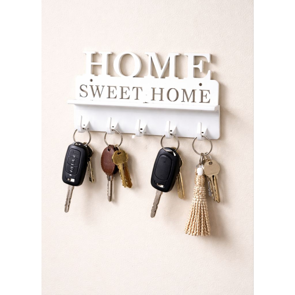 GANTUNGAN KUNCI NEMPEL DINDING HOME SWEET HOME