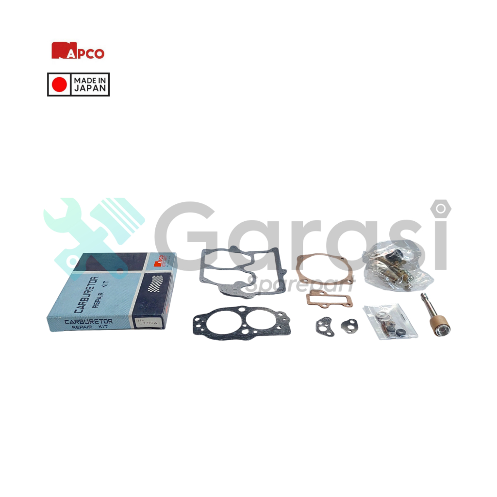 Kit Karburator Hiace Bensin 12R Corona RT100 Hilux RN25 Toyota Napco Japan Repair Set Ori