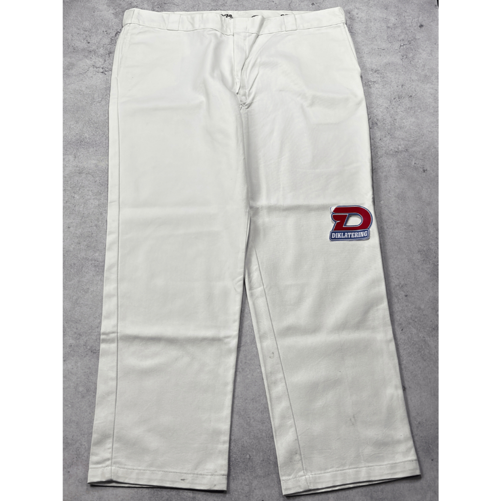 DICKIES - 874 ORIGINAL FIT WORK PANTS WHITE PUTIH SIZE 42x32