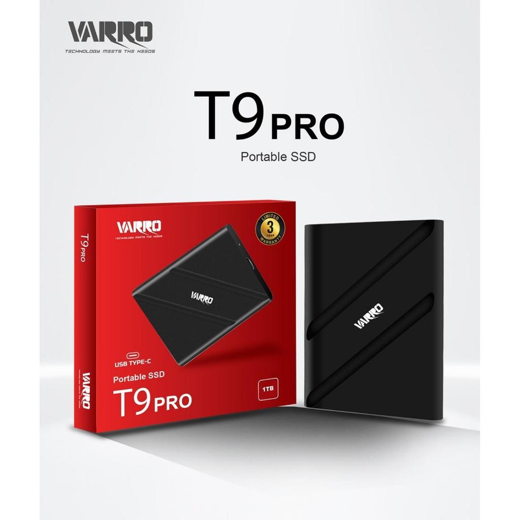 SSD PORTABLE VARRO T9 PRO TYPE C - 512GB - 1TB