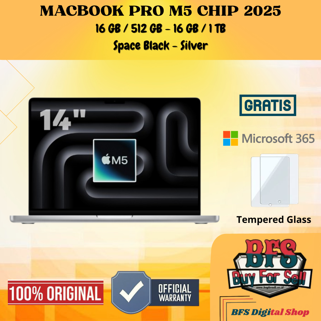 Macbook Pro M5 Chip 2025 Garansi Inter