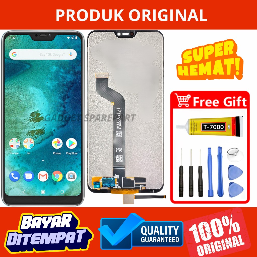 LCD XIAOMI REDMI 6 PRO / XIAOMI MI A2 LITE + TOUCHSCREEN ORIGINAL