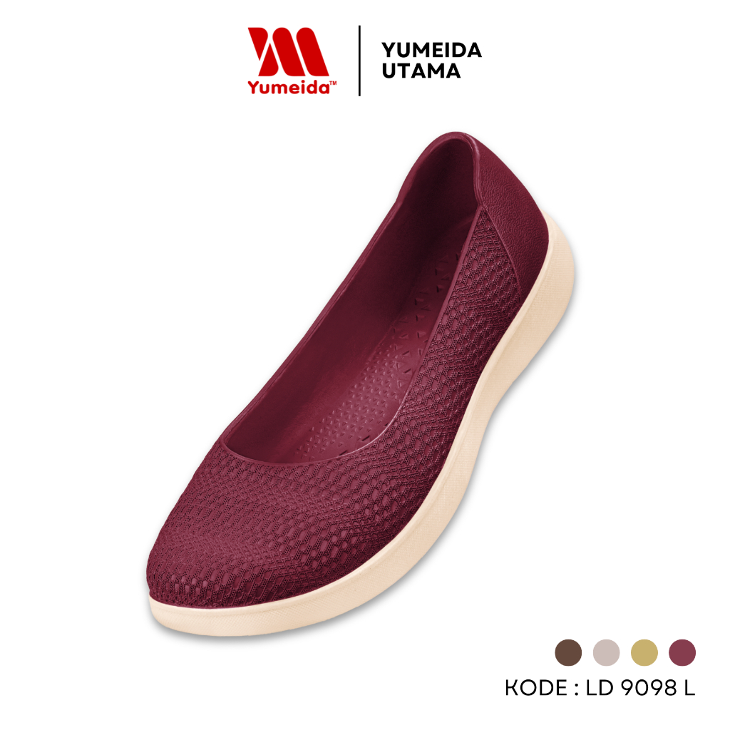 Yumeida LD-9098 L - Sepatu Wanita Slip On Karet Anti Air