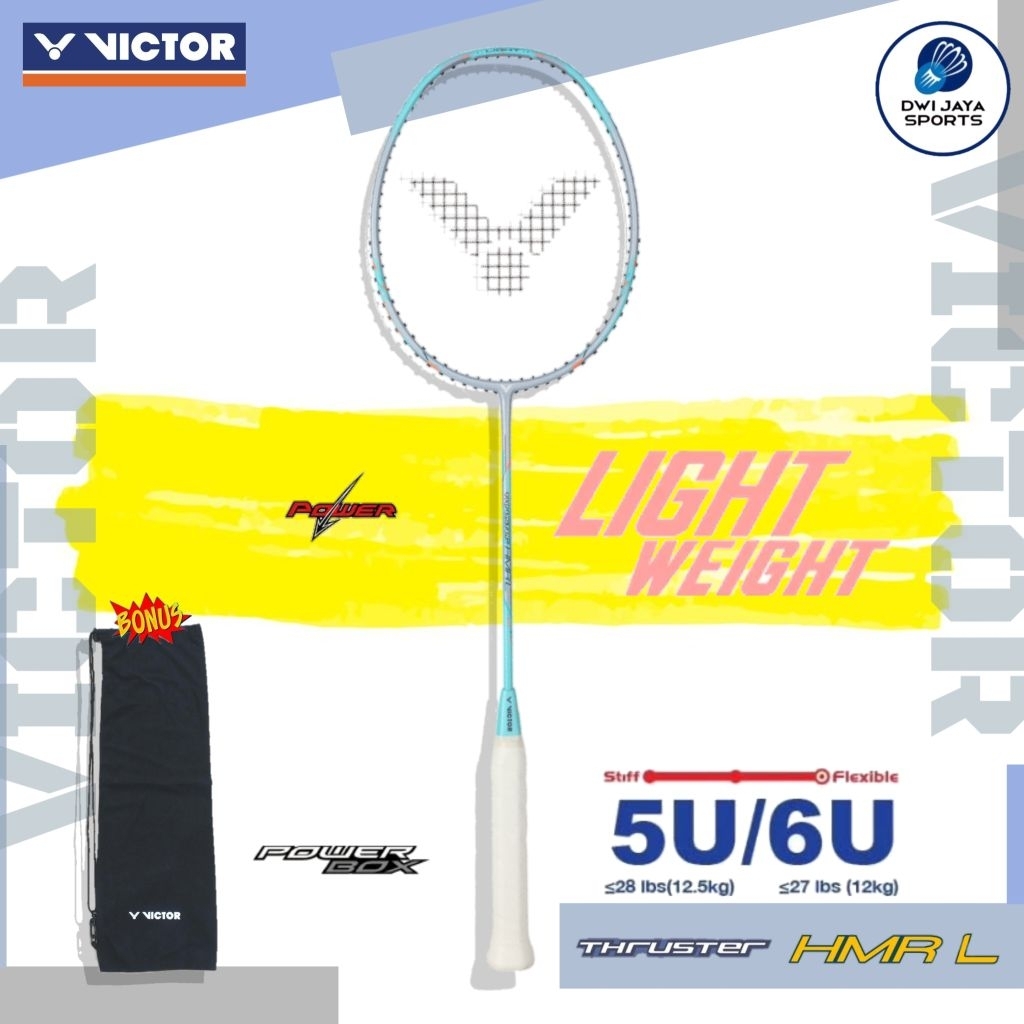 Raket Badminton Victor Thruster K HMR L U | Raket Victor Thruster HMR L | VICTOR THRUSTER HMRL