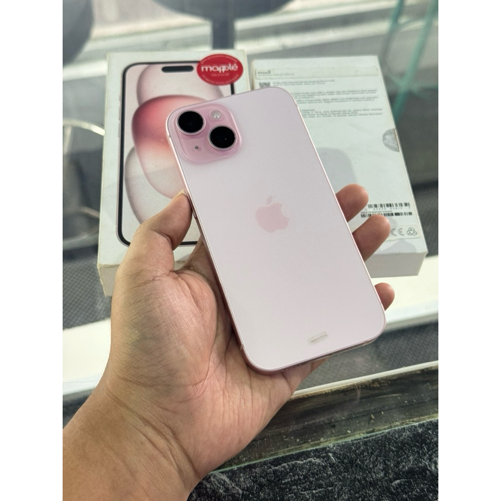iphone 15 128 second likenew warna pink