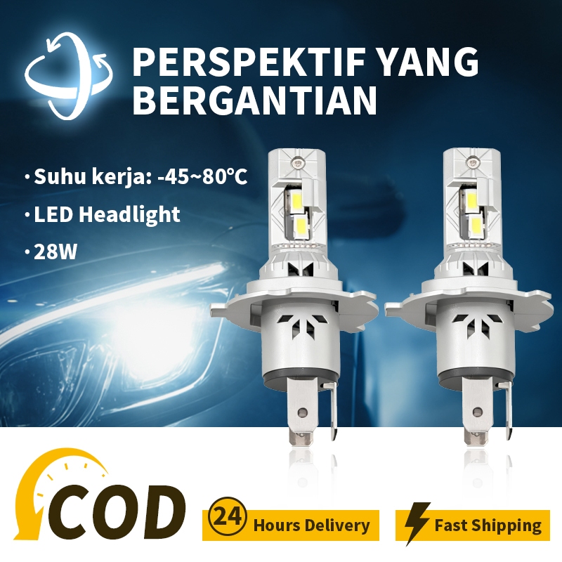 2026 NEW LED 12w lampu led mobil Modifikasi lampu depan mobil  bohlam super terang dan terfokus