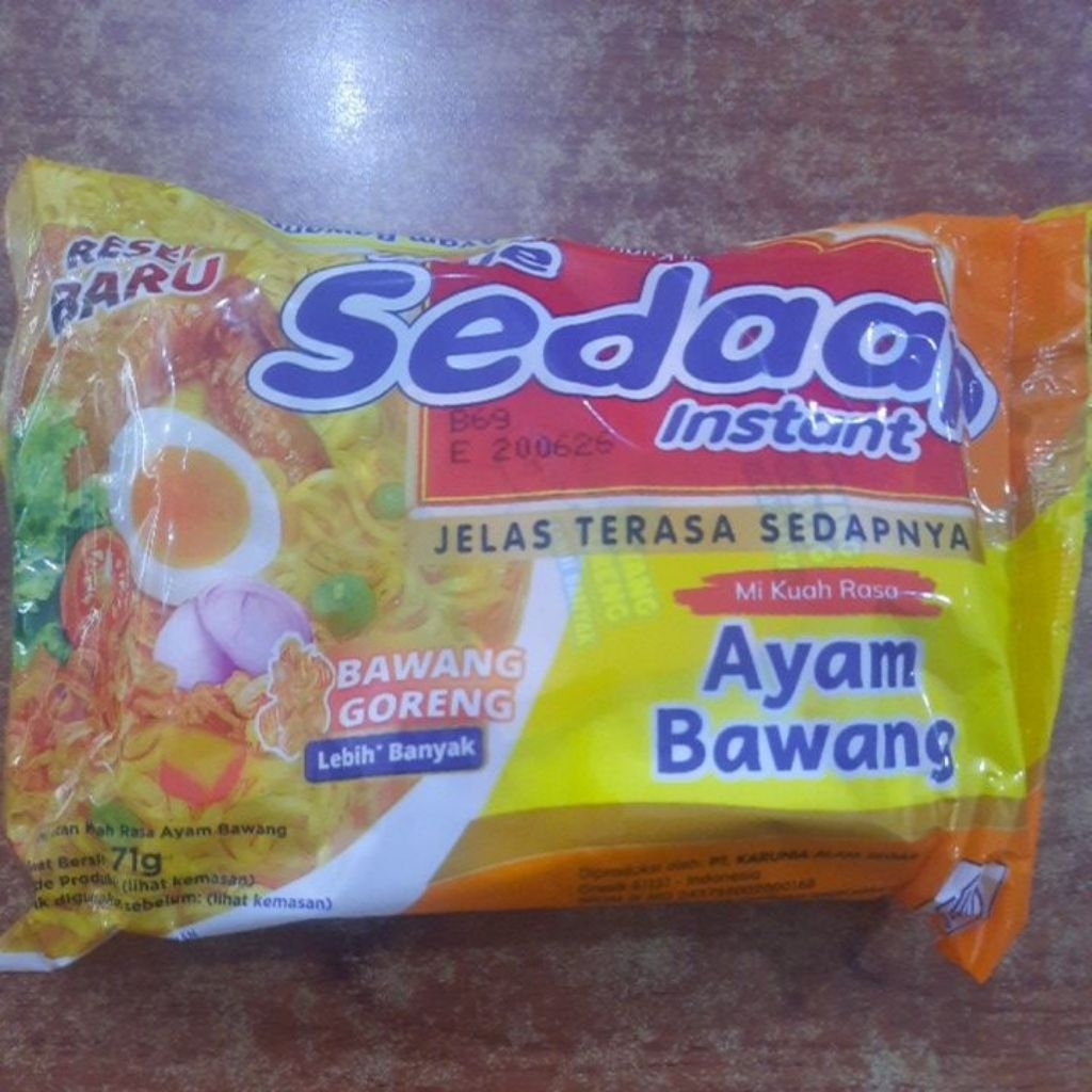 Mie sedap ayam bawang