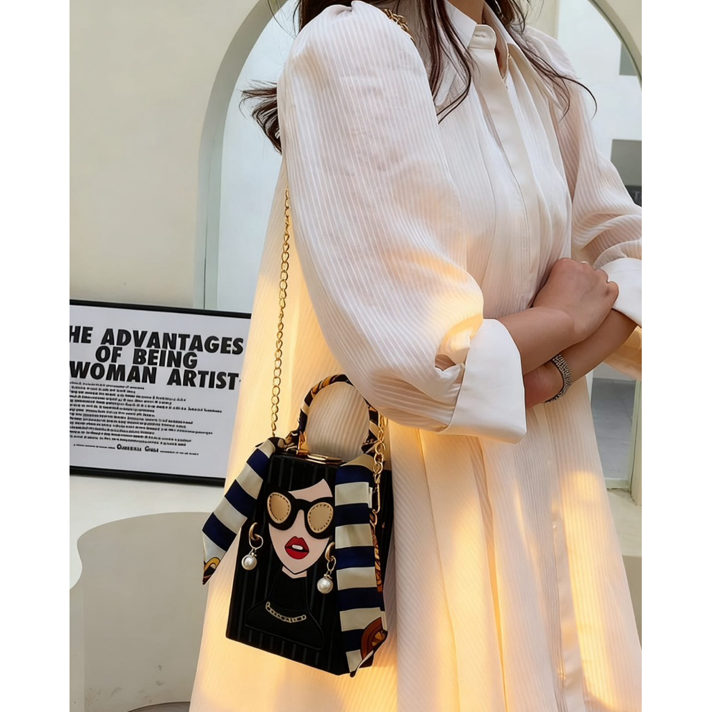 Tas Selempang Wanita Tas Lucu Tas Imut Tas Kecil Tas Pesta Tas Unik Tas Fashion Tas import Wanita