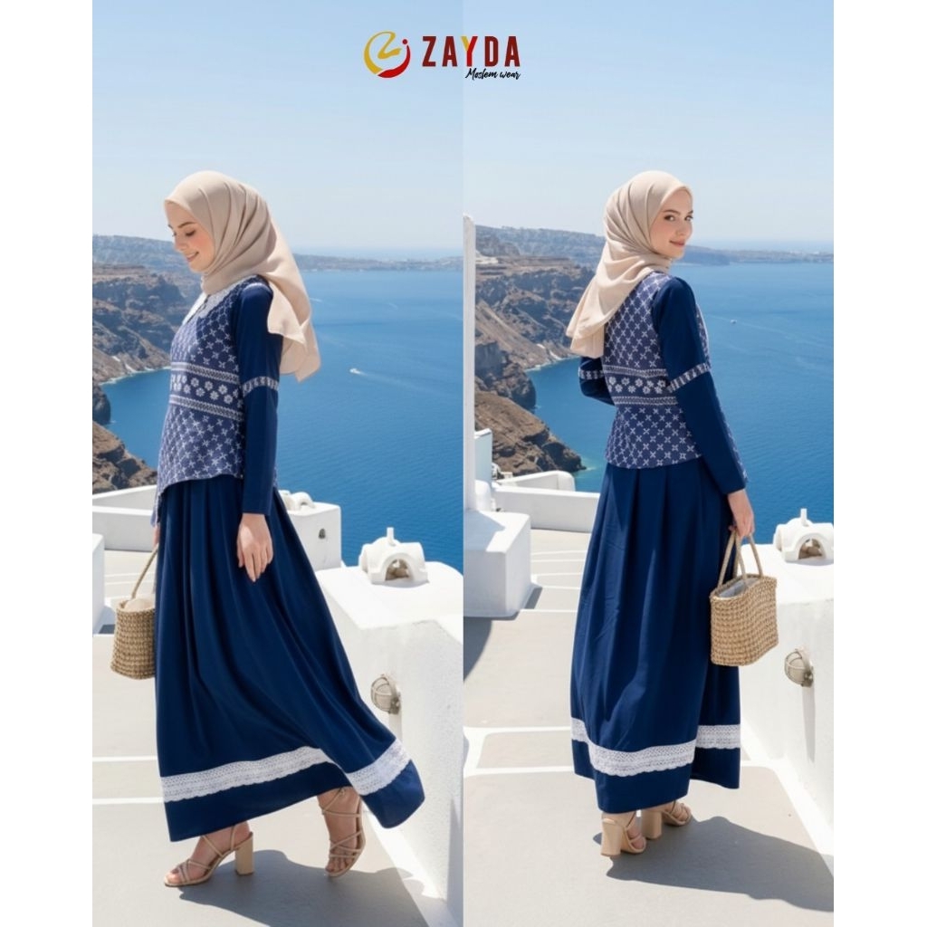 Setelan rok blouse ZS05 by zayda