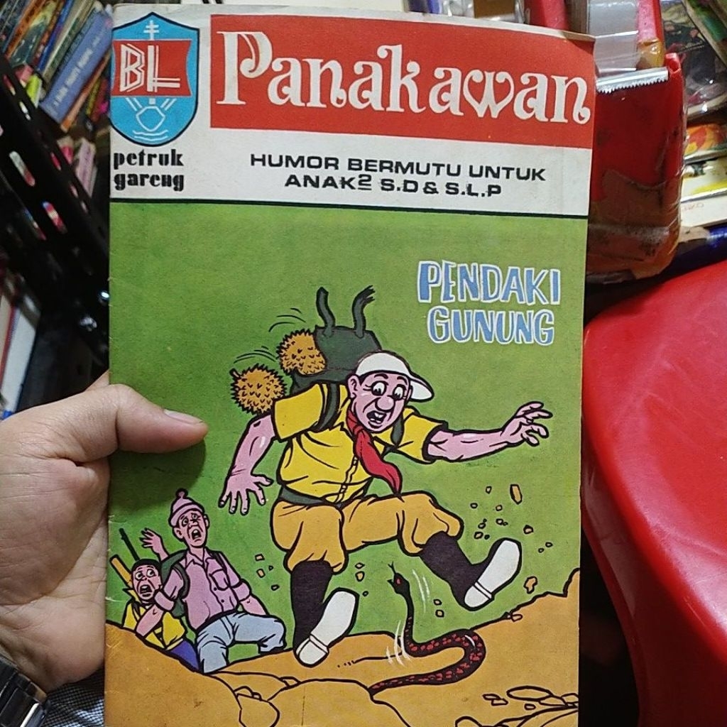 buku komik lawas panakawan umur bermutu untuk anak-anak SD dan SMP pendaki gunung original