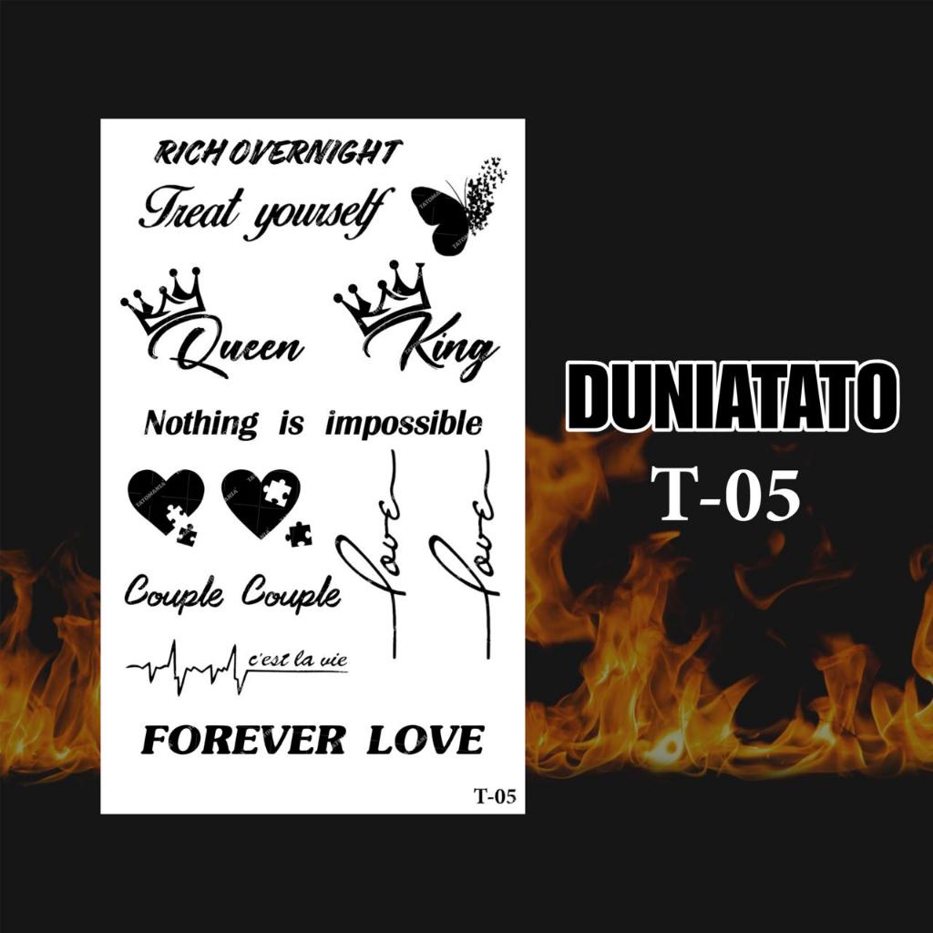 Duniatato-Stiker tato temporer semi permanen tulisan-05