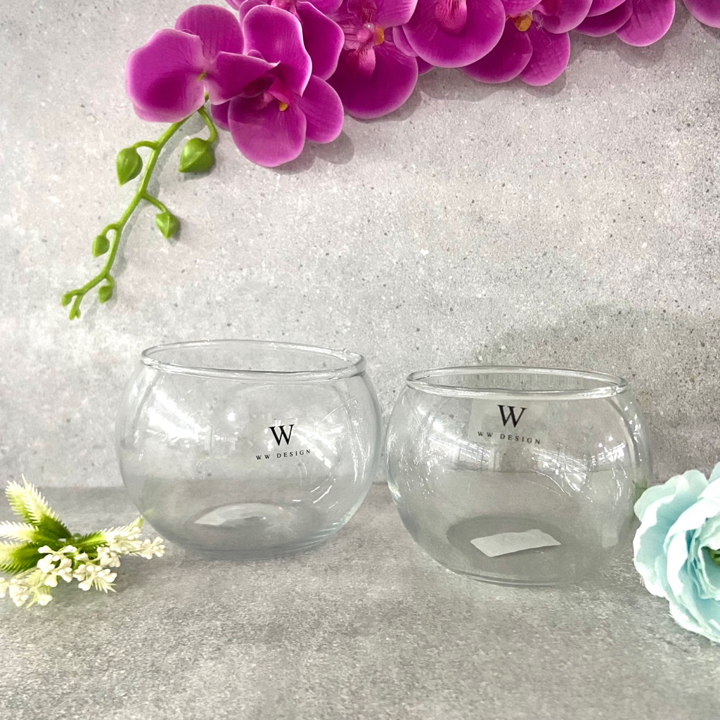 DLX AQUARIUM KACA BULAT LUNA