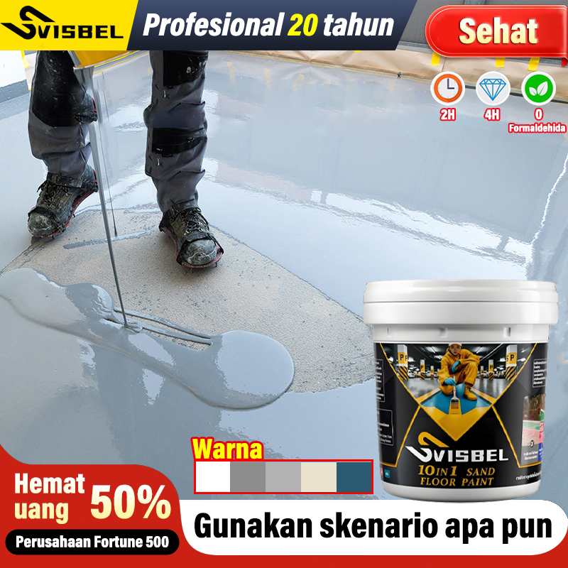 SVISBEL 20 Tahun Profesional – Cat Lantai Epoksi, Semen & Kolam Renang Anti Air