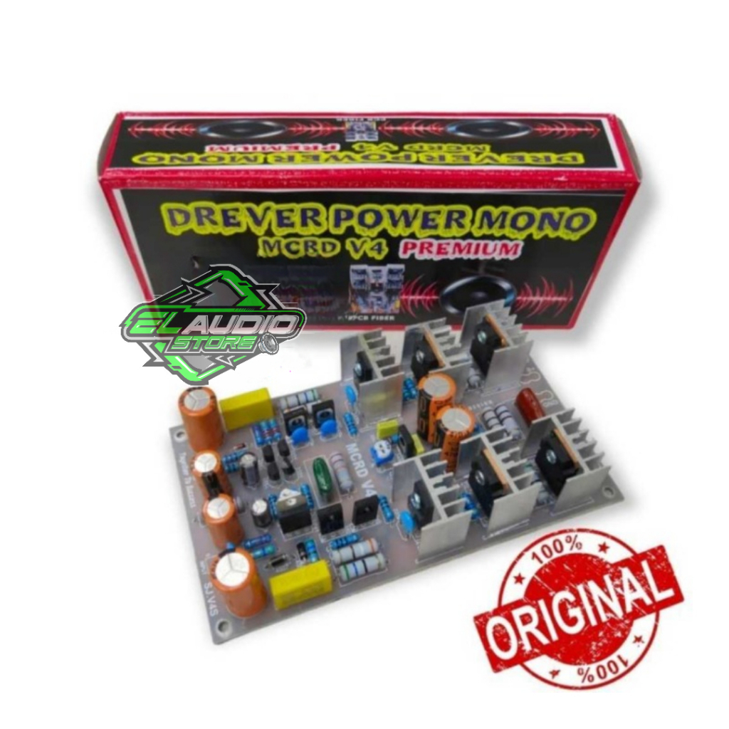 Kit Driver Power MCRD V4 Power Amplifier Mono Low Sub