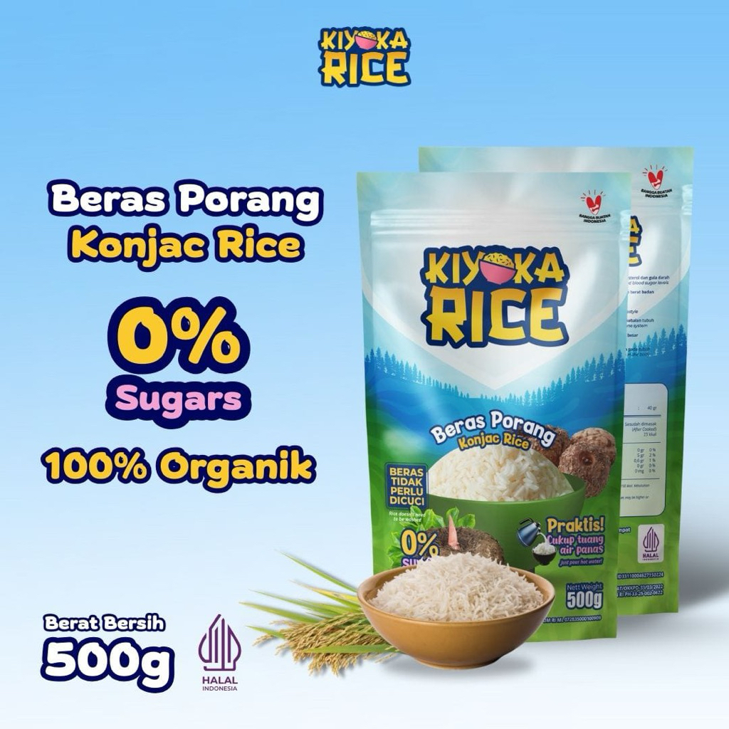 Beras Porang Kiyoka Beras Porang 500gram