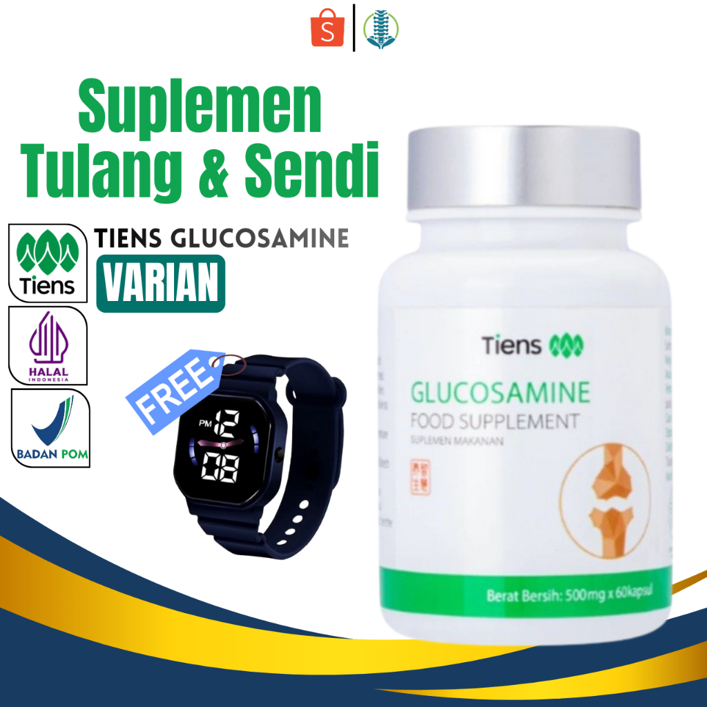 Tiens Glucosamine Kondroitin Suplemen Kesehatan Tulang Persendian Herbal BPOM Obat Sakit Pinggang Ny