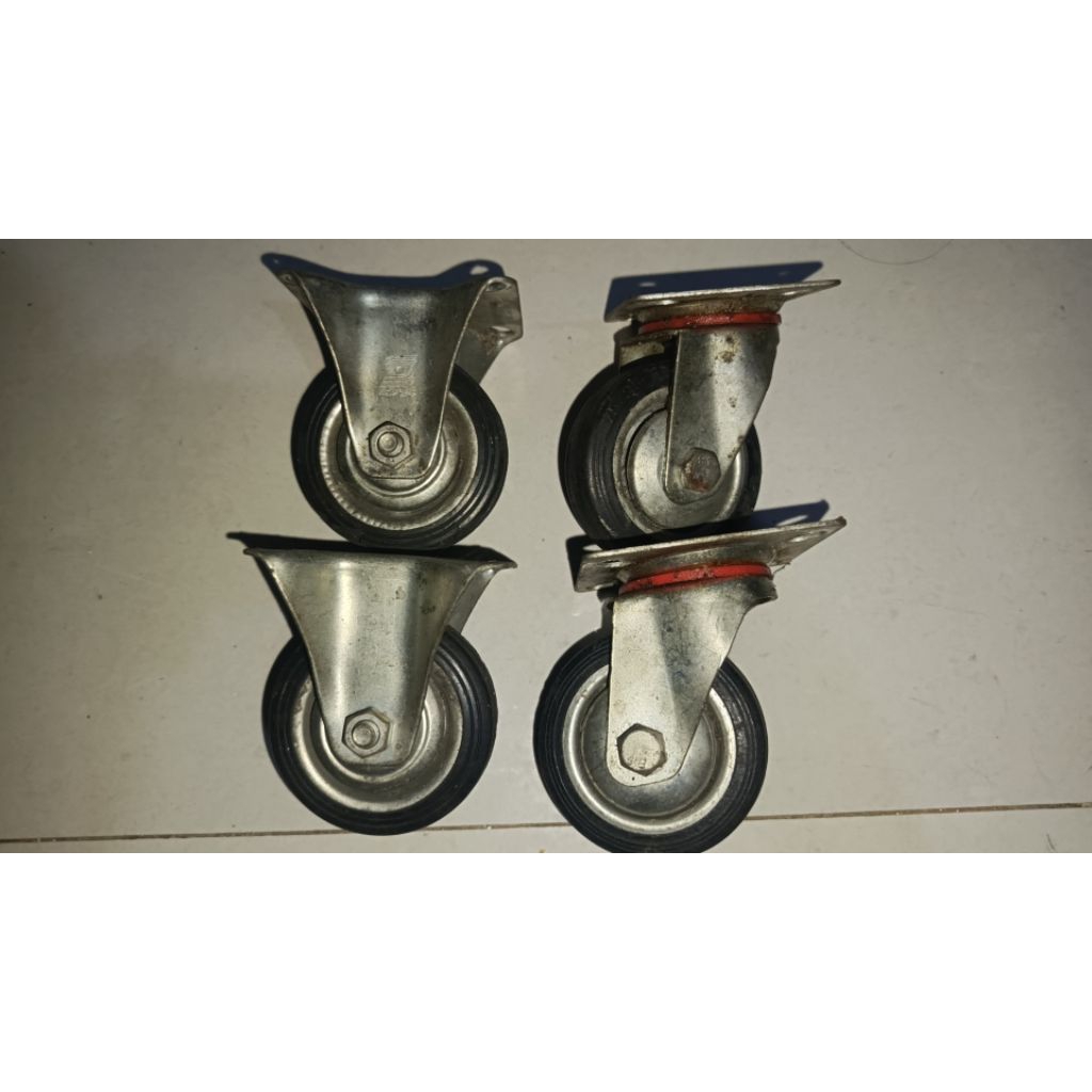 Roda troly troli 3 inch sisa proyek