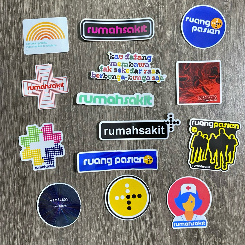RUMAHSAKIT | COD Sticker Pack Rumahsakit Sticker Vinyl Rumahsakit