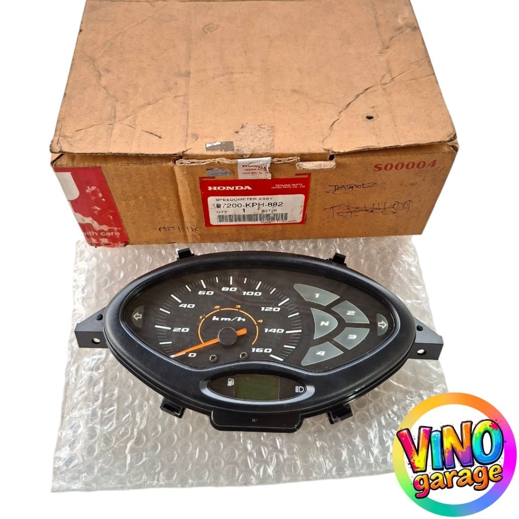 kilometer Spedometer Assy Spidometer km karisma HONDA KARISMA TROMOL SOKET HIJAU ASLI 37200-KPH-882 