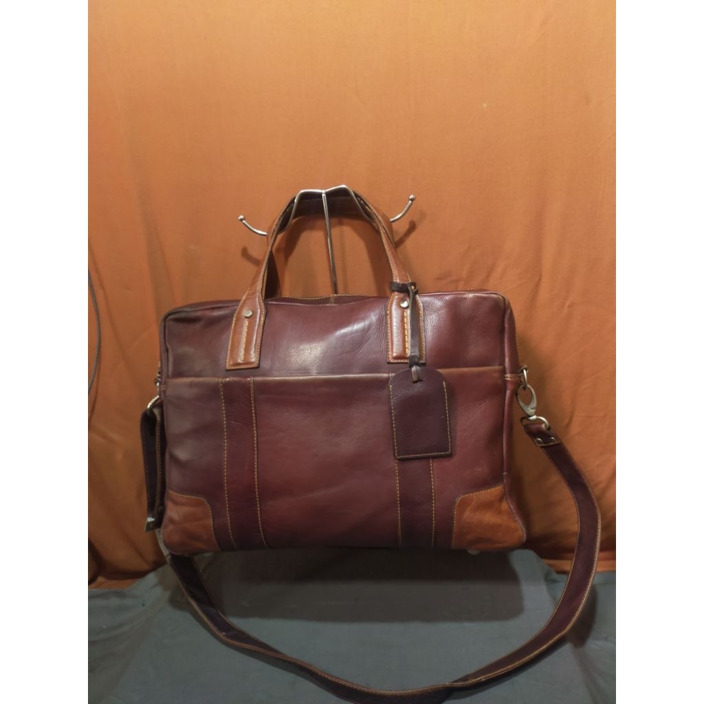 Tas Kerja Tas Laptop Intermezzo Columbia Kulit Asli second ori