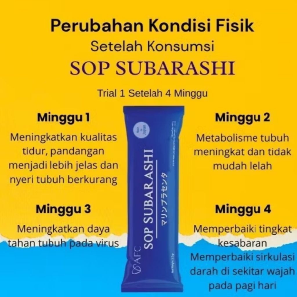 Sop subarashi afc original ecer 3 sachet" Sop subarashi afc original" sop subarashi original" sop su