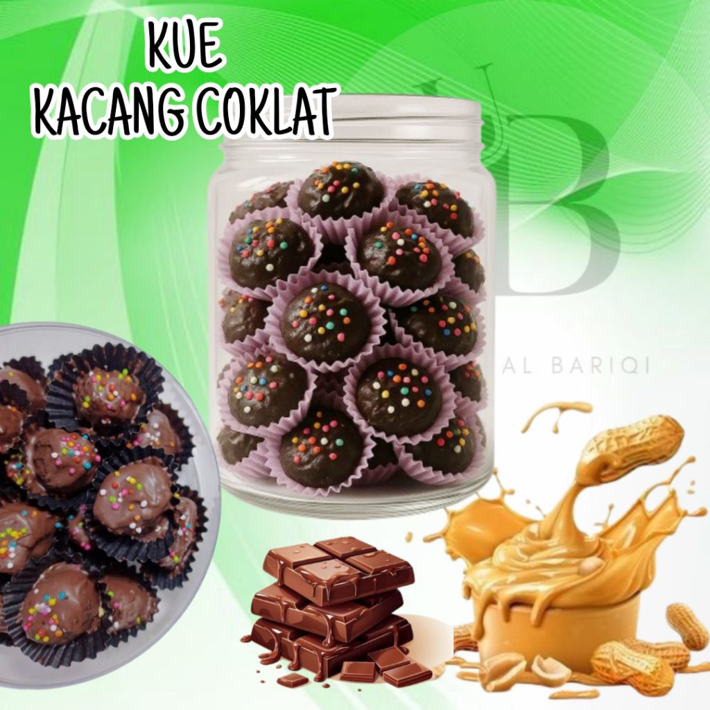 Kue Coklat Kacang Enak Kue Kering Coklat Kacang 250 Gram