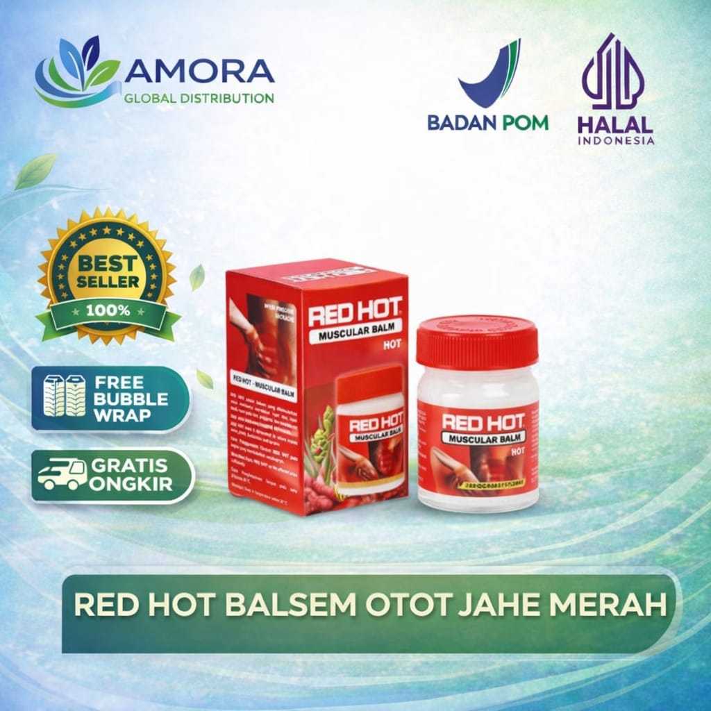 Balsem Otot Red Hot Muscular Balm 20gr / 40gr / Balsem Hot in Cream