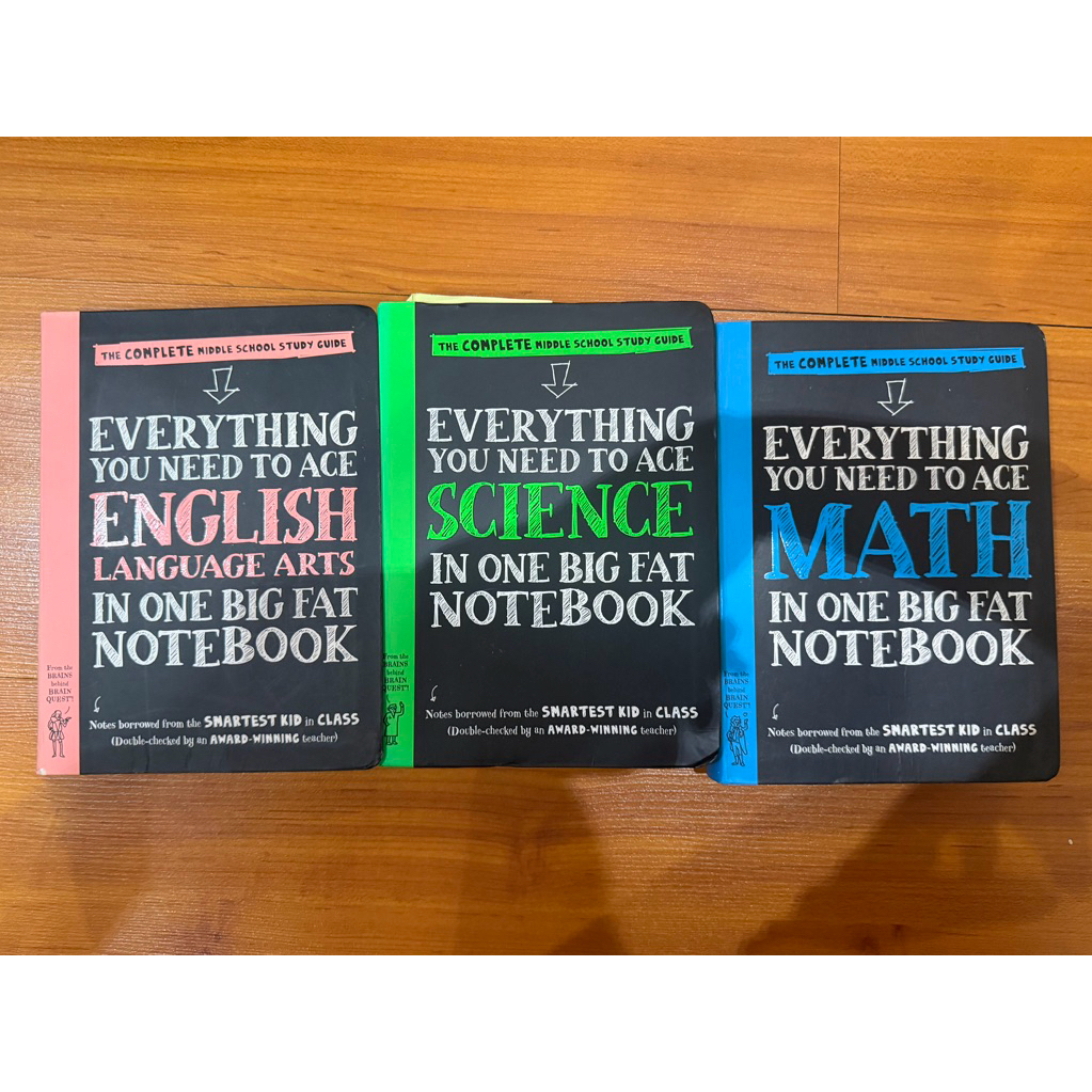 preloved everything you need to ace english language arts science math in one big fat notebook brain