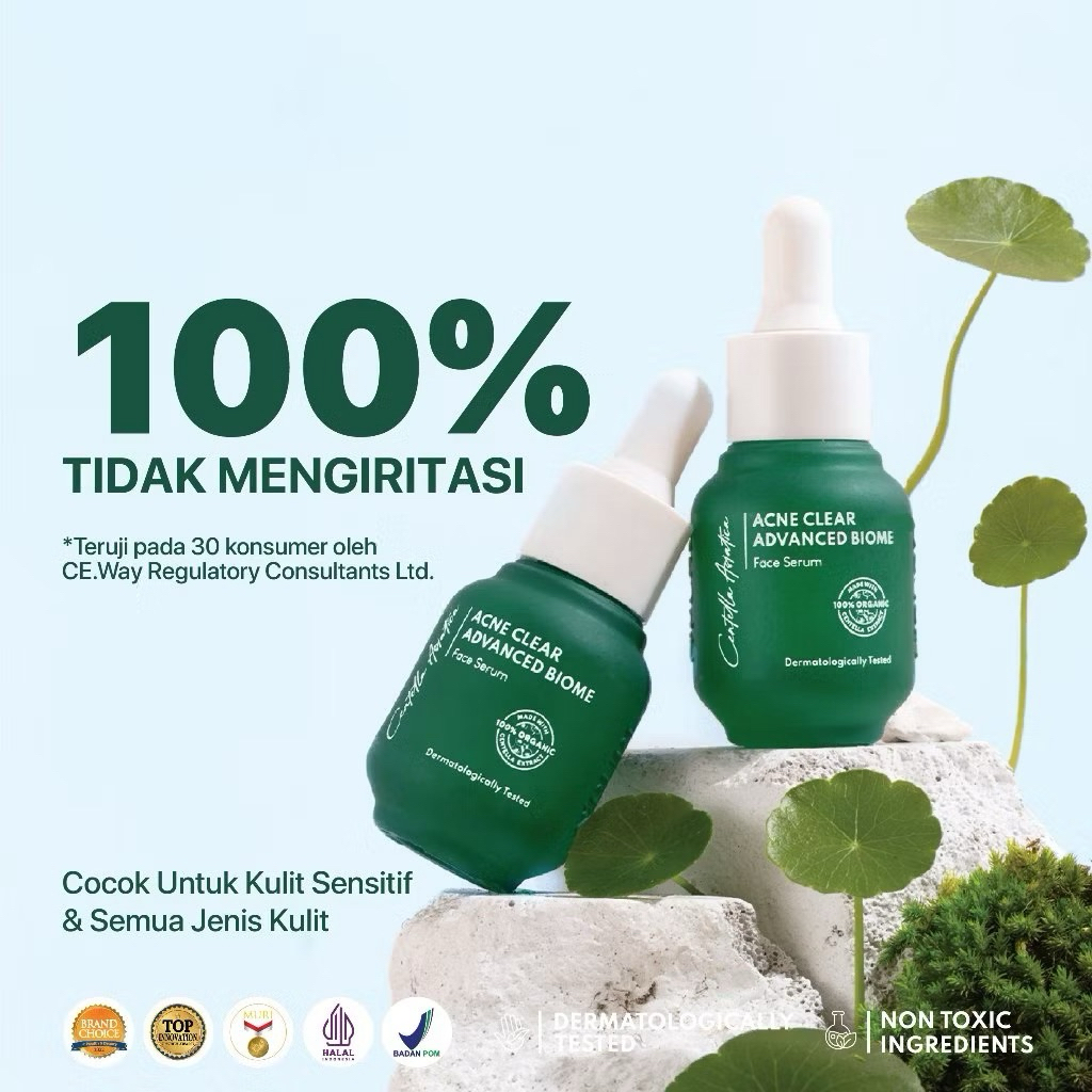 Serum Wajah Anti Jerawat NPURE 20ml - Membantu Menyamarkan Bekas Jerawat & Meredakan Kemerahan