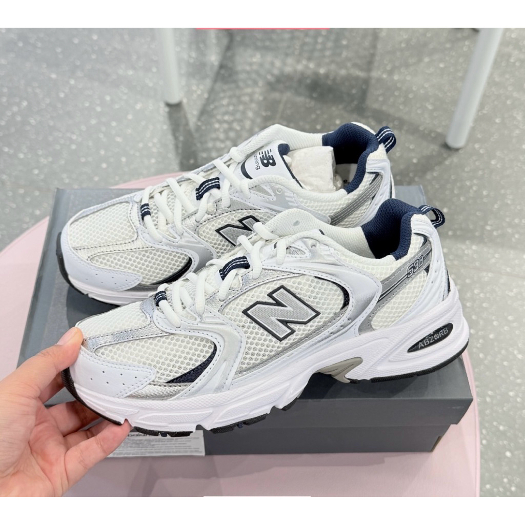 [ORIGINAL] SEPATU Running New Balance 530 white Navy | women shoes NB530 | Sneakers wanita | Sepatu 
