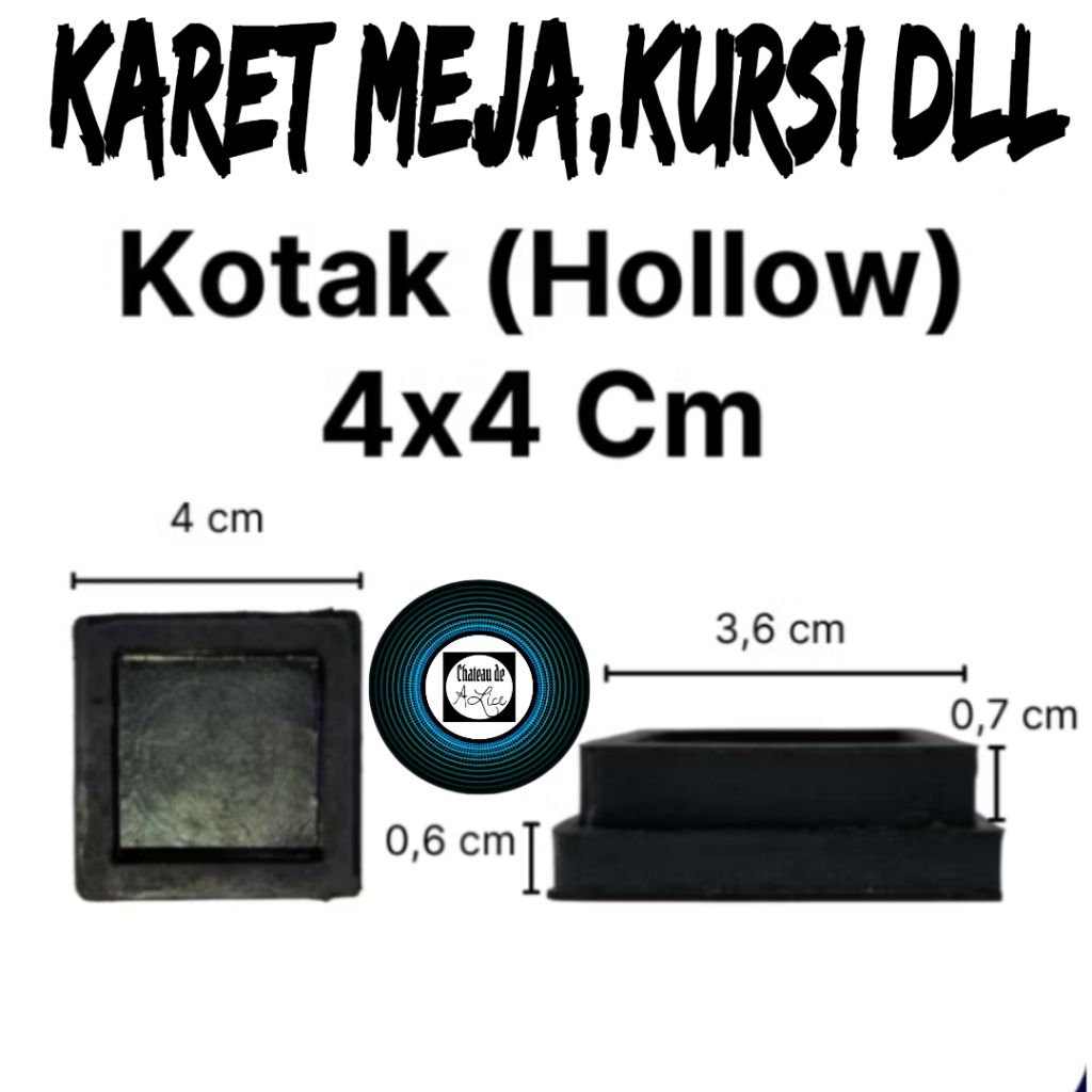 Karet Hollow kopong | Karet Kaki Kursi Meja Rak Furniture Besi,KARET KAKI HOLLOW KHUSUS HOLLO BAJA R