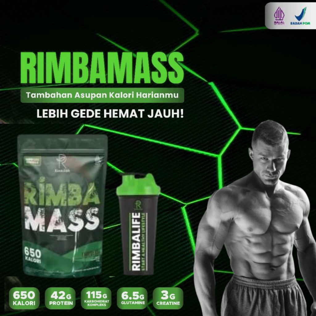 Rimbalife Rimbamass Susu Weight Gainer Suplemen Gym