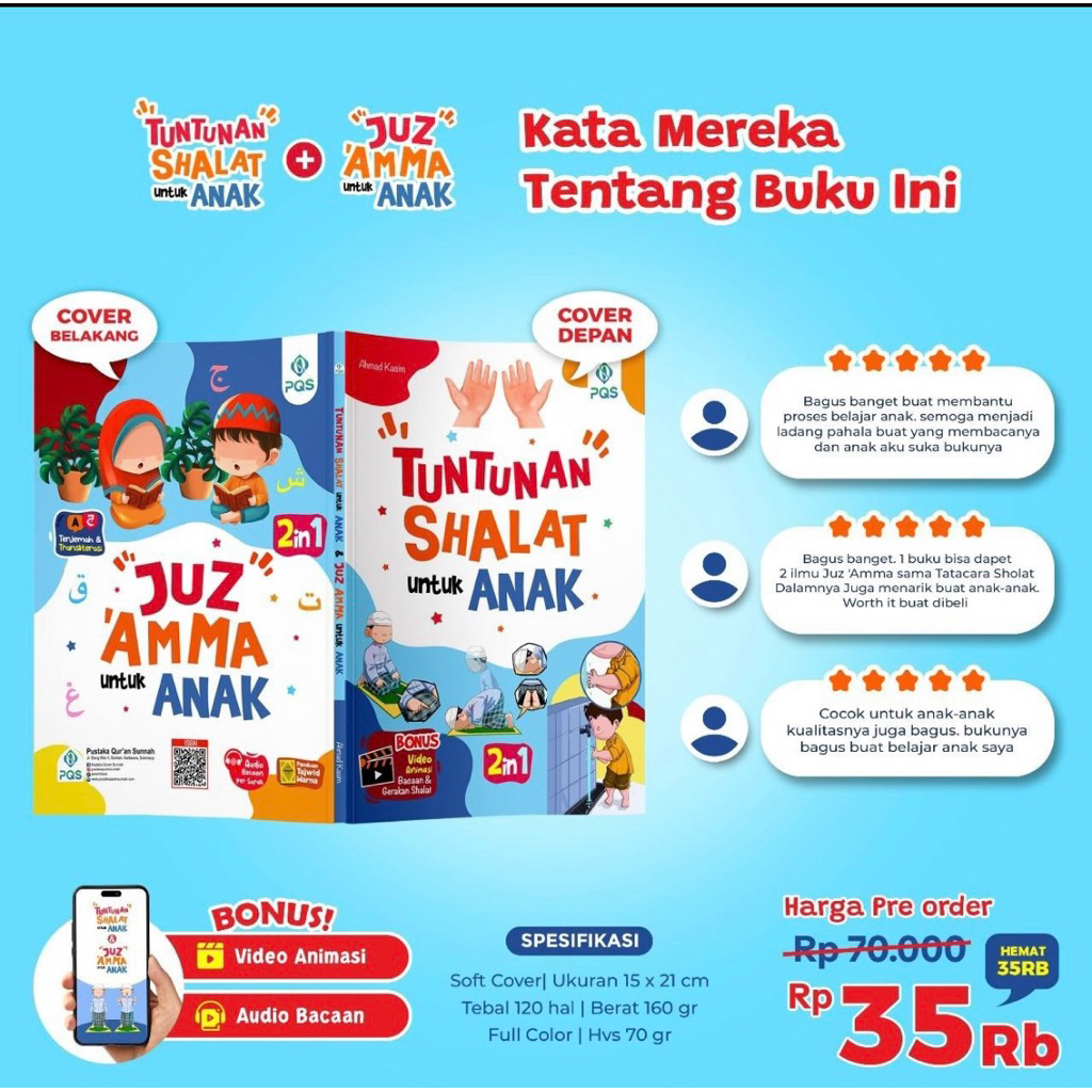 Tuntunan Shalat dan Juz amma Anak