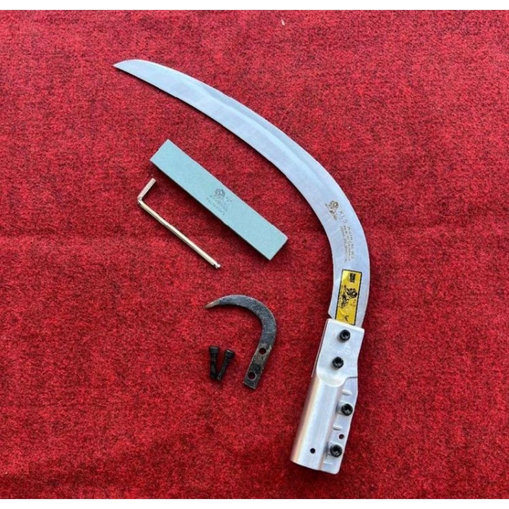 Terlaris Egrek Sawit Kls Ultra Long New Terbaru Baja Putih Original Peralatan Berkebun Sawit