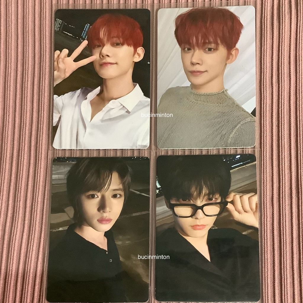 Photocard TXT The Star Chapter: Sanctuary Weverse B Soobin Kacamata Beomgyu Yeonjun Rambut Merah