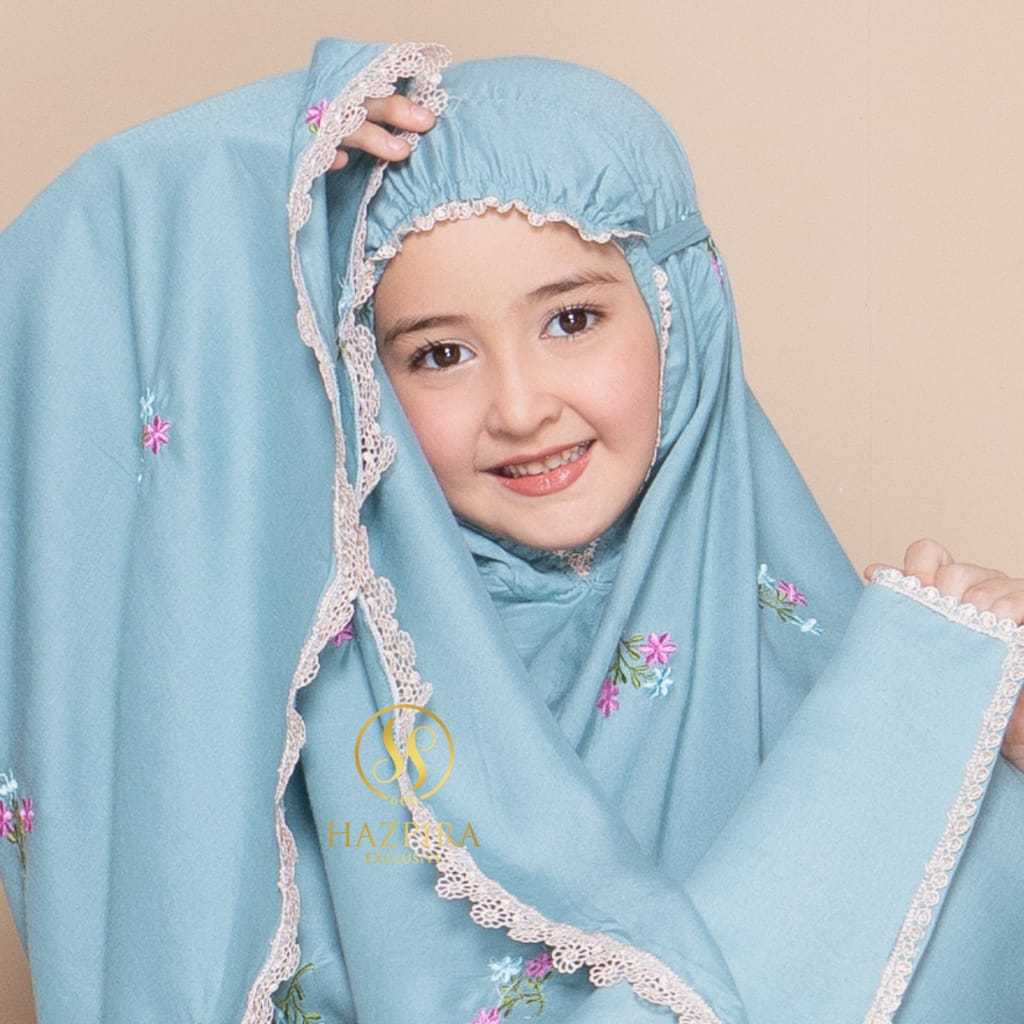 Mukena Anak Bali Rayon Bordir Nadira Umur 5 - 15 Tahun